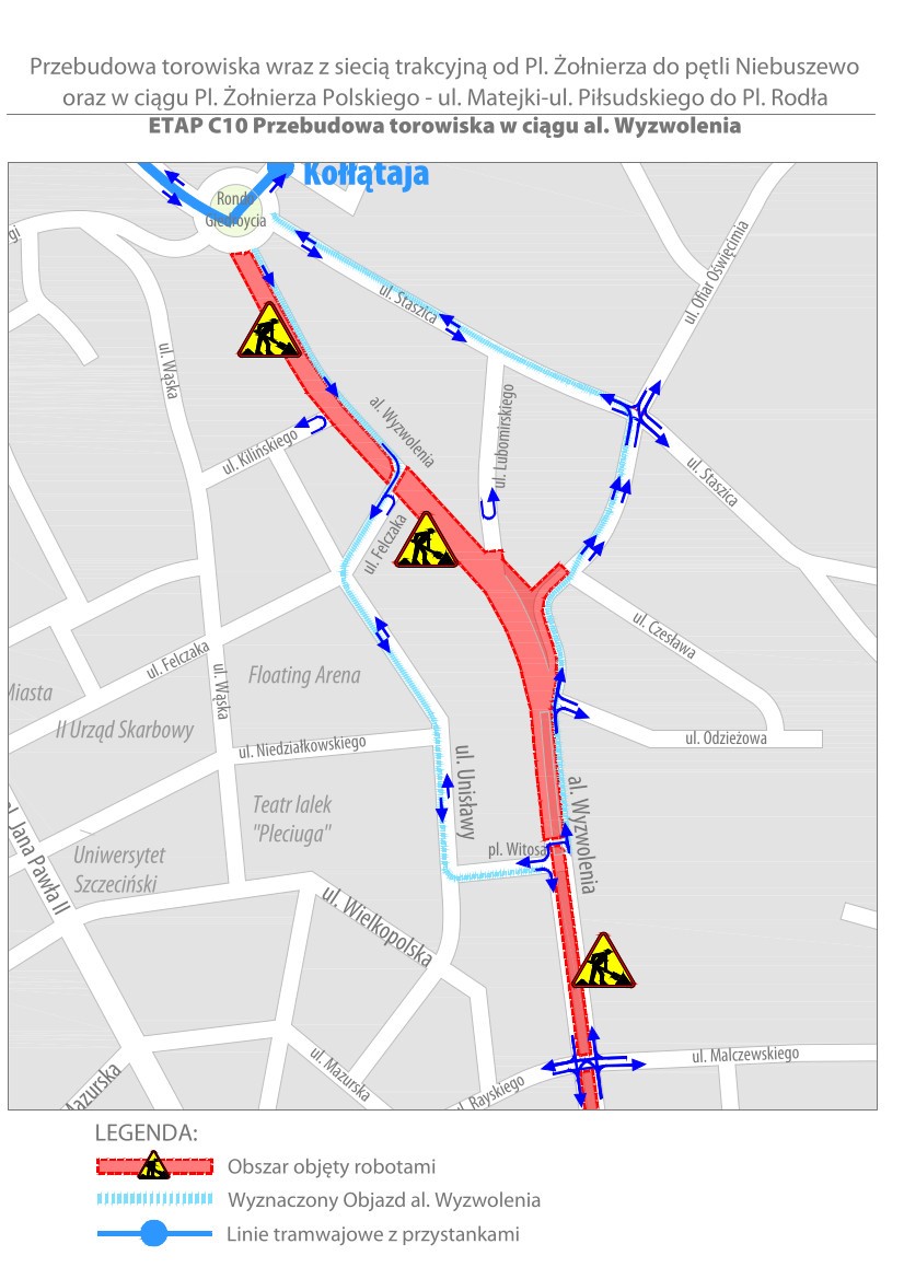 Uwaga Kierowcy Od Soboty Nowa Tymczasowa Organizacja Ruchu W Centrum Super Fm 5947